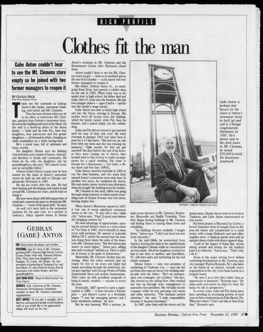 Antons - Good Article From Mov 1993